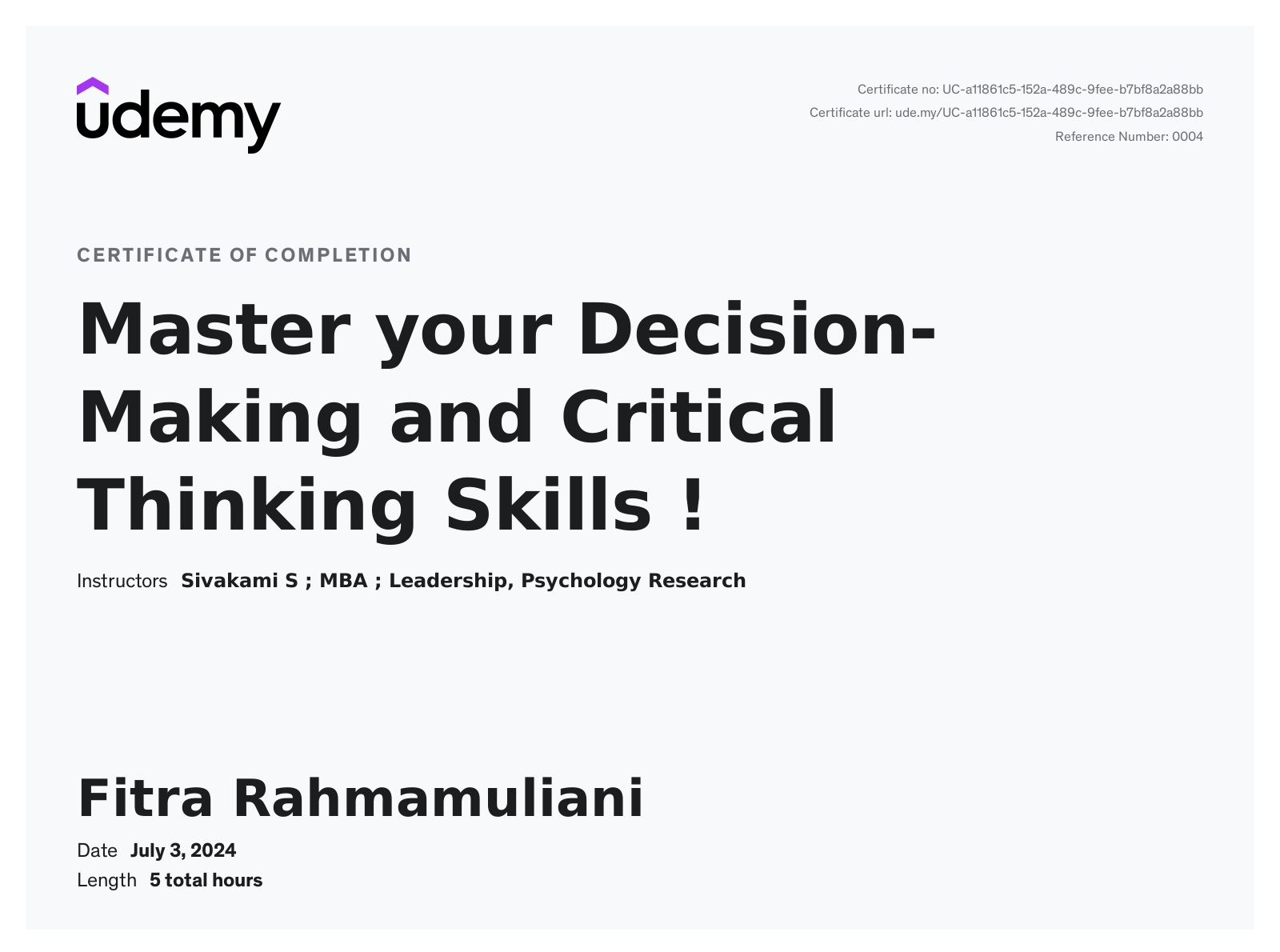 Master your Decision-Making and Critical Thinking Skills Master your Decision-Making and Critical Thinking Skills